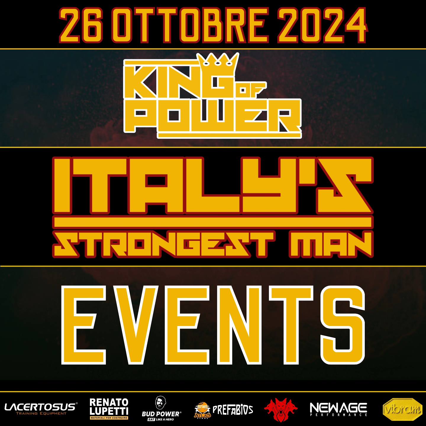 UFFICIALIZZATE LE 5 PROVE DELLA FINALE DI STRONGMAN ITALIA 2024!