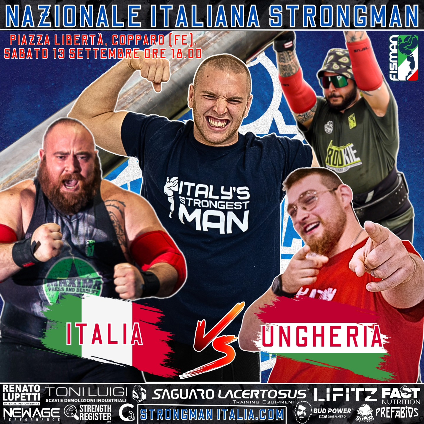 ITALIA - UNGHERIA! IL 13 SETTEMBRE GRANDE APPUNTAMENTO A COPPARO (FE)!